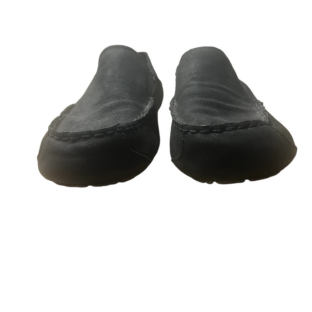 UGG Men's Driving Loafer in Classic Black Leather Size 12 - Picture 5 of 11